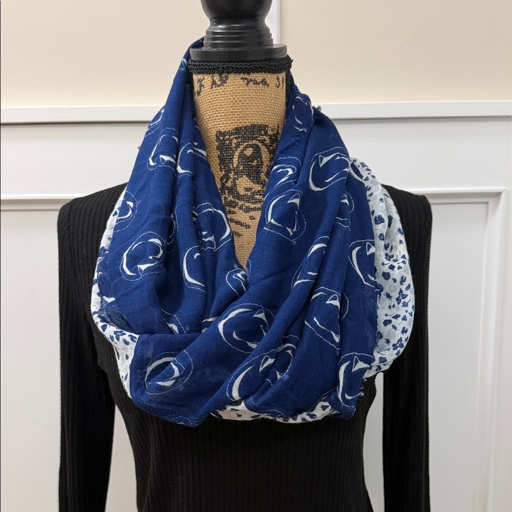 Penn State Patterned Infinity Scarf - image 1